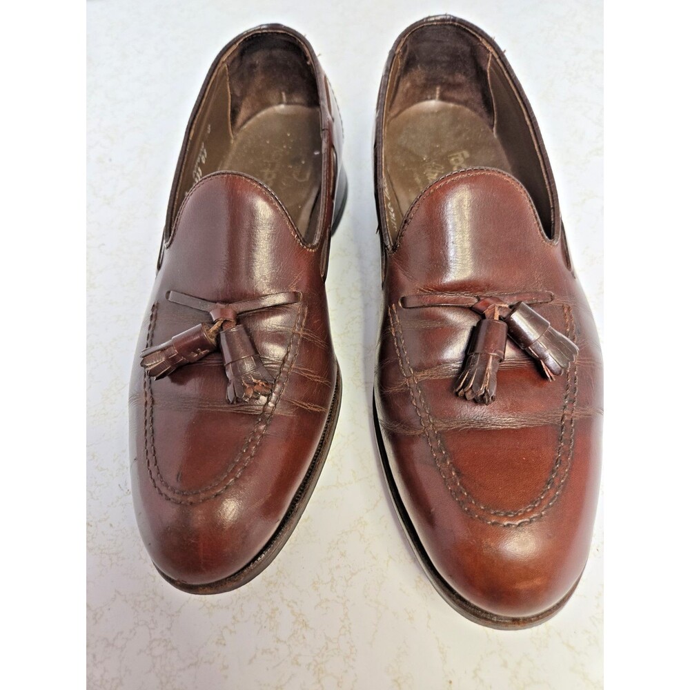 Footjoy Classic Tassel Loafers Style 75333 Burgundy Size 10D VGC